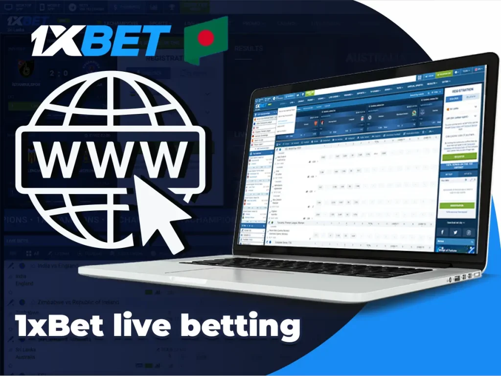 1xBet live betting